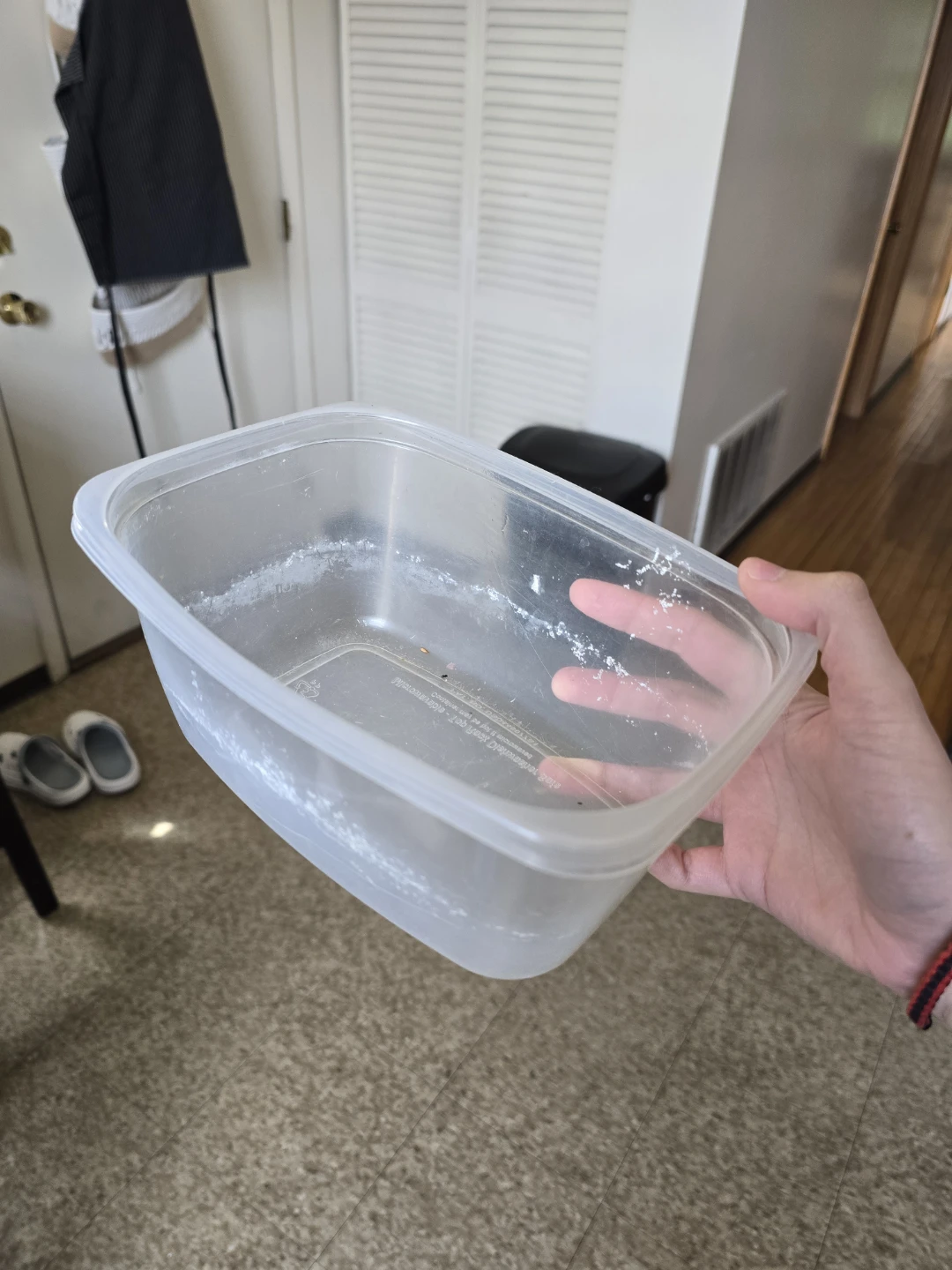 Clear Plastic Food Storage Container
