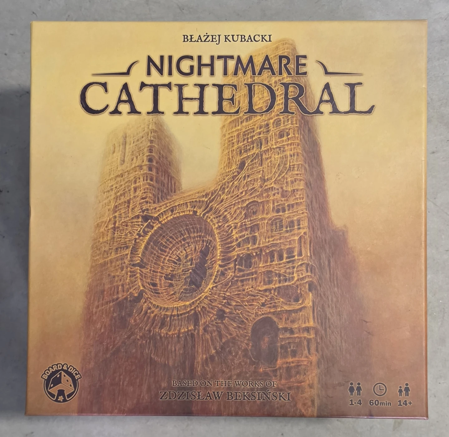 Nightmare Cathedral Board Game