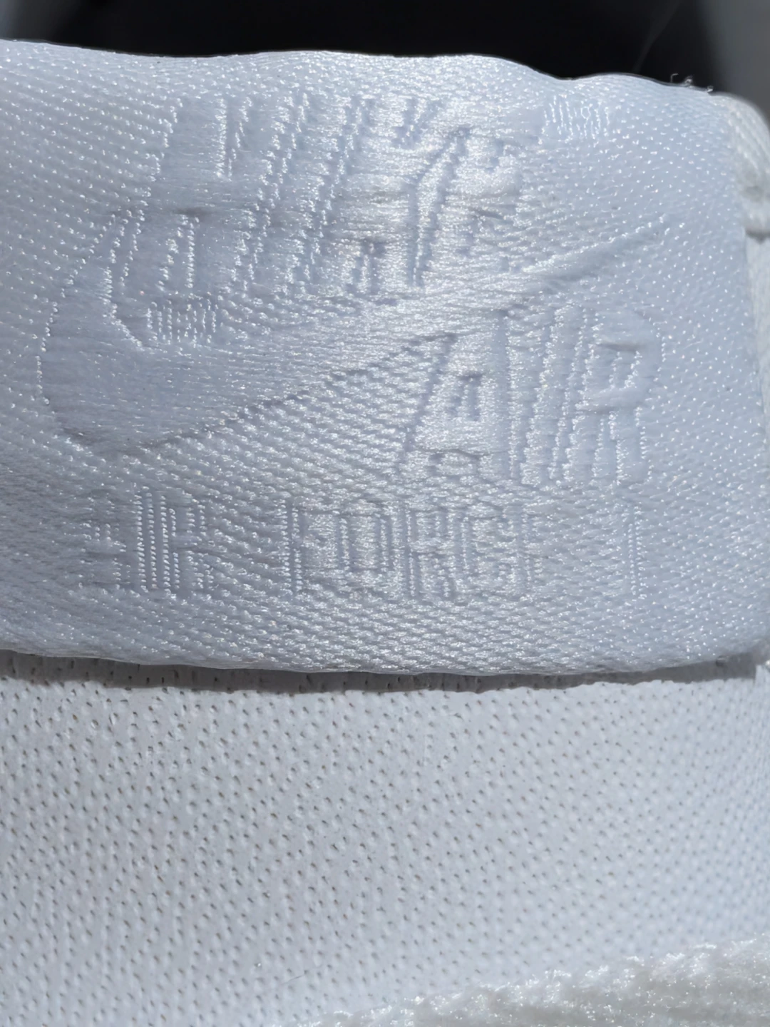 Nike Air Force 1 White Leather Sneakers - photo 2