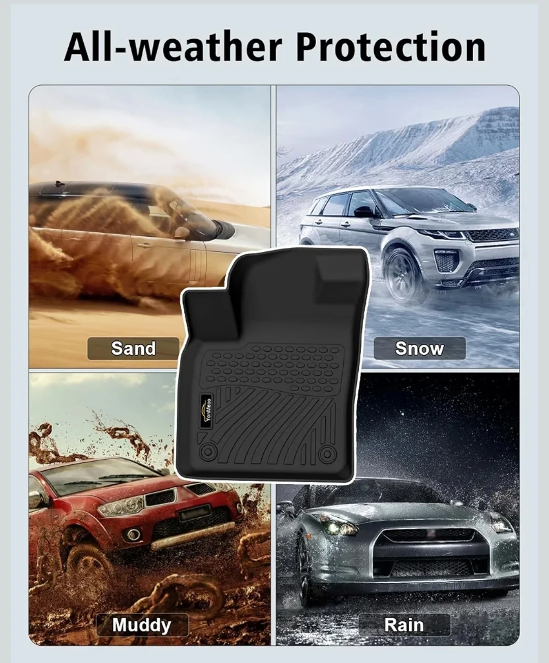 YonMeoo Floor Mats for VW Atlas 7 Seats 2018-2026 - photo 4