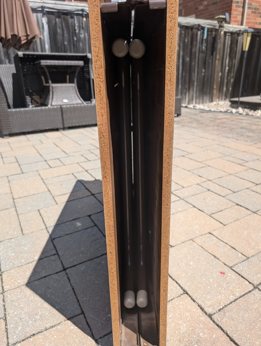 VGUC - Heavy Duty Wood Folding Table - photo 4
