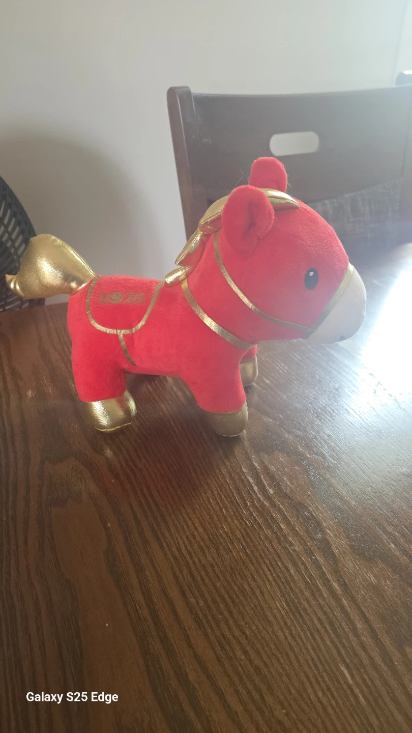 Red Plush Horse