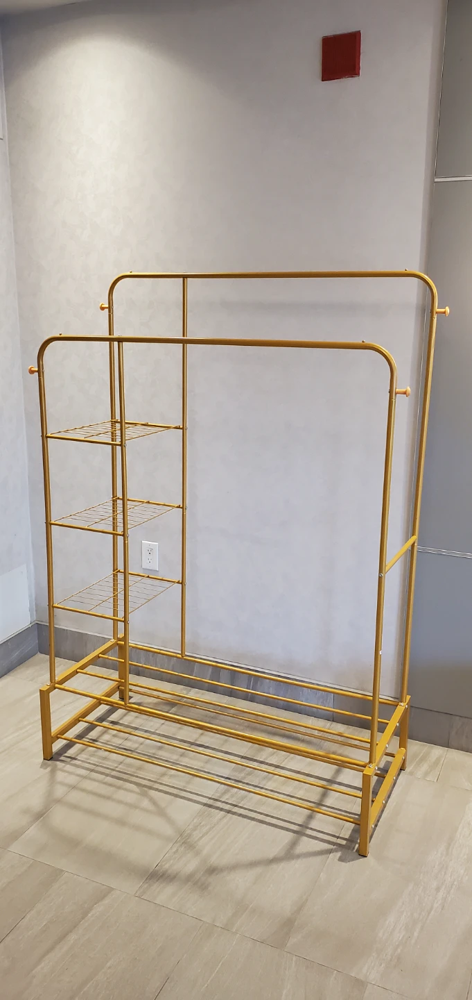 ✴️ Metal Clothing Garment Rack with Shelves/Storage - photo 5