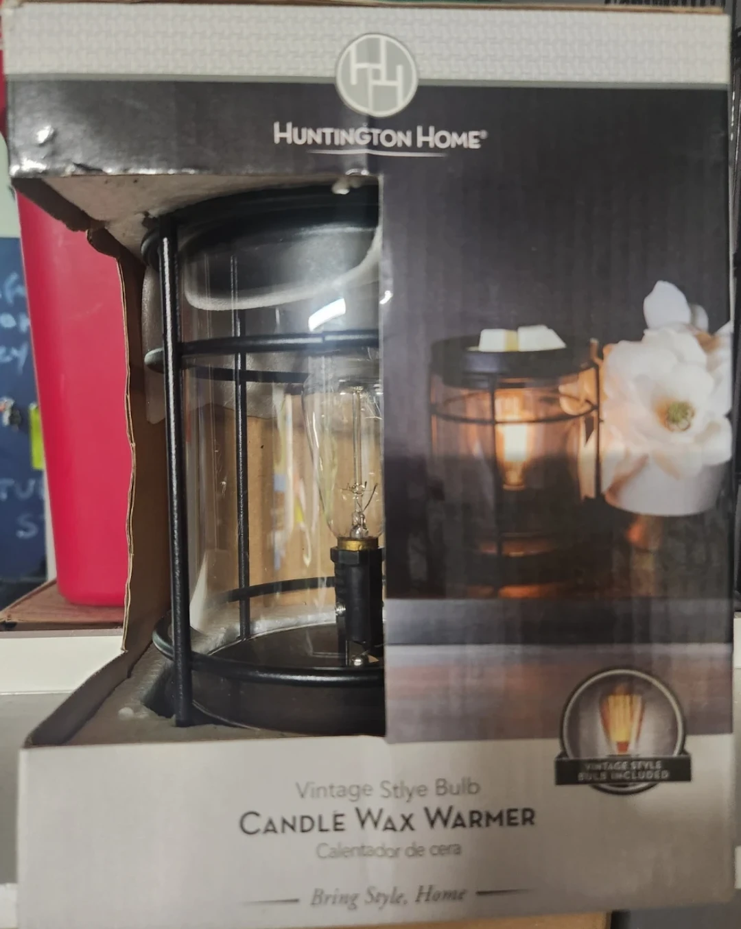 Huntington Home Vintage Style Bulb Candle Wax Warmer