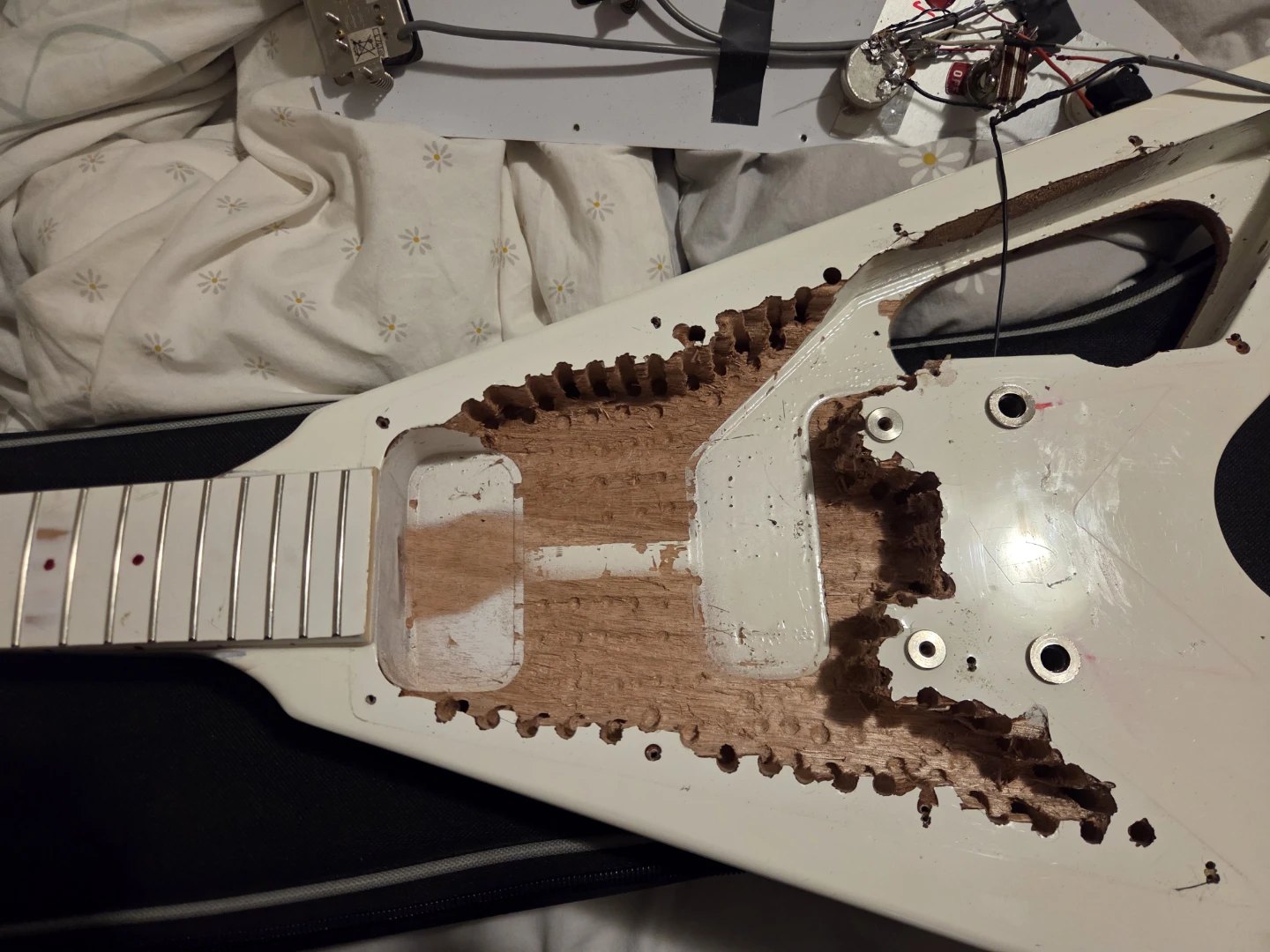 Epiphone Dave Rude Flying V - read description - photo 5