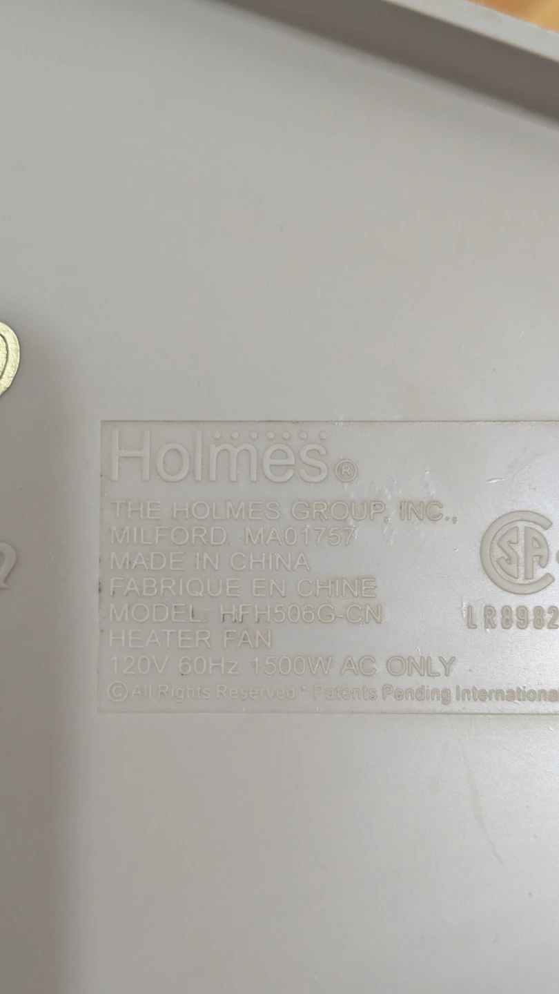 Holmes heater w/fan HFH506G - photo 3