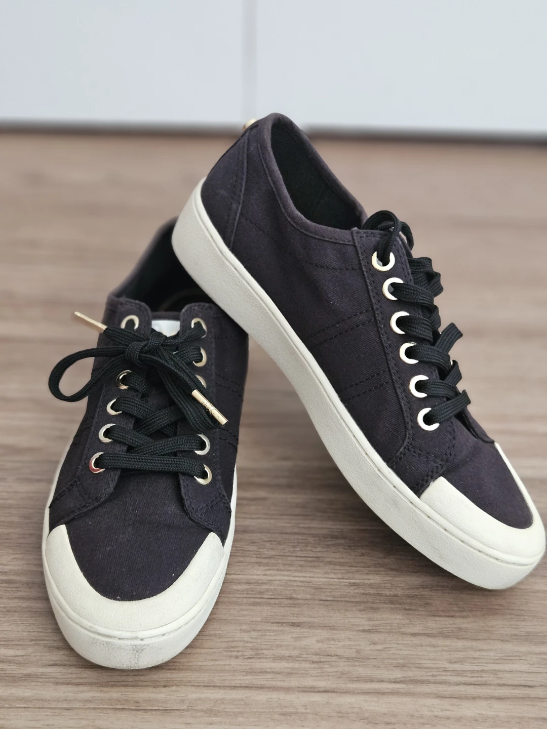 Michael Kors Black Canvas Sneakers - photo 2