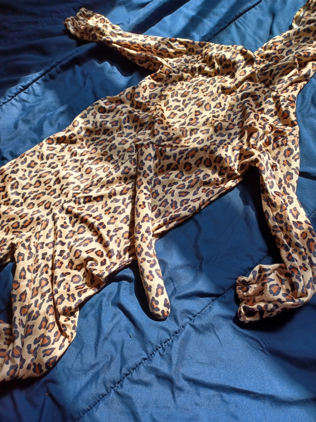 Kids Leopard Print Hooded Costume - photo 2