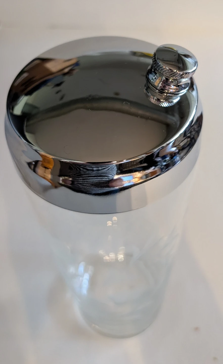 W.J. Hughes Glass "cornflower" Cocktail Shaker - photo 3