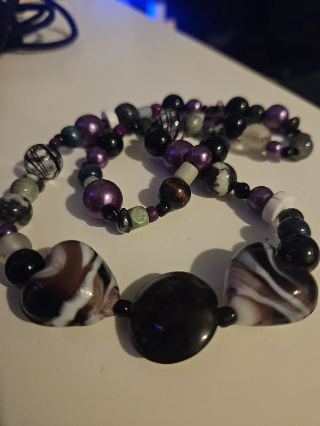 Heart you 💜 Bead Necklace!