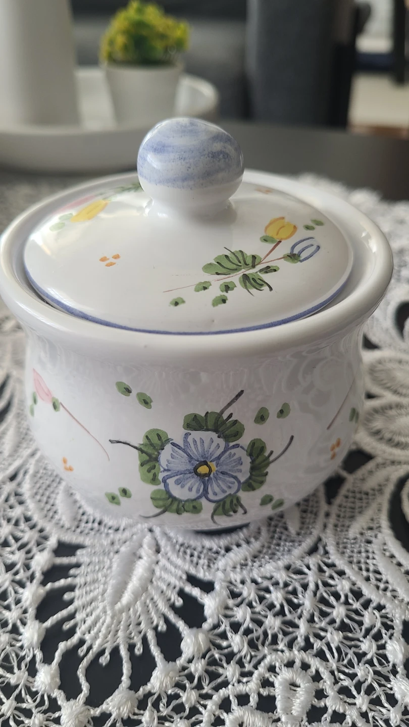 Ceramic Sugar Bowl with Lid - photo 2