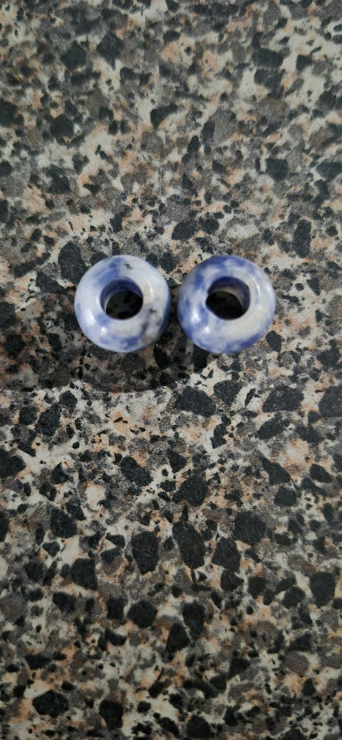 Blue Spot Stone Beads - photo 2