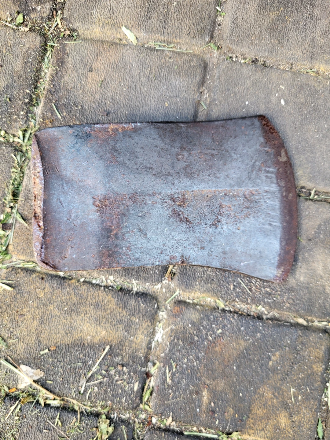 Vintage Mini Iron Axe Head