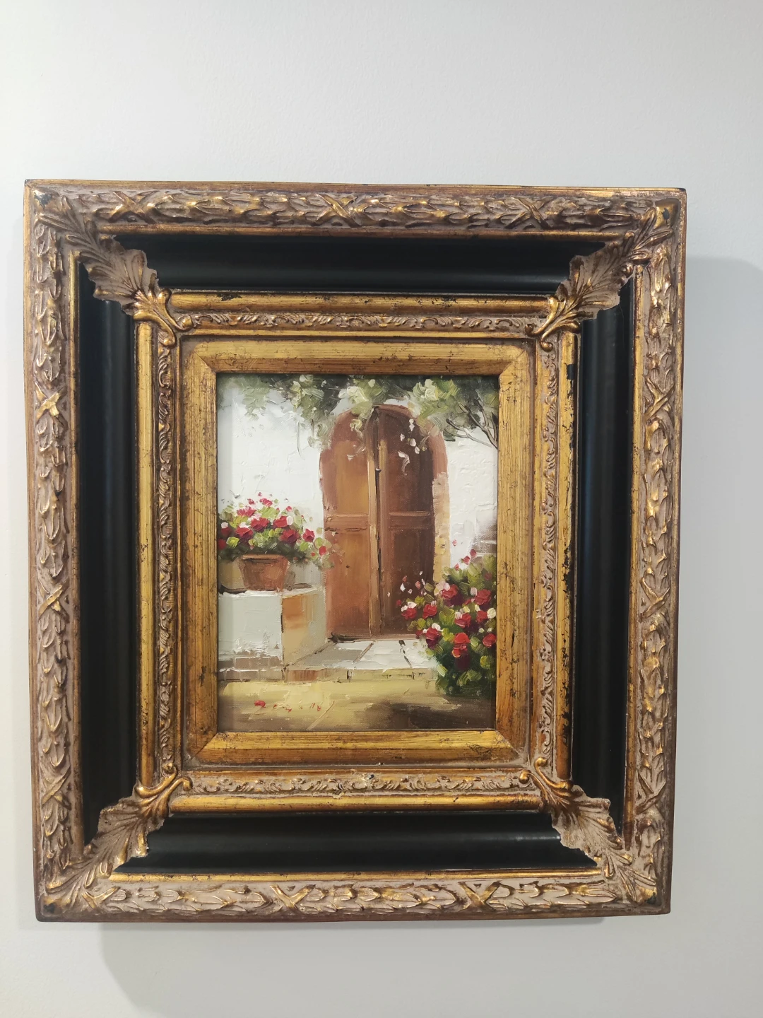 Oil painting.