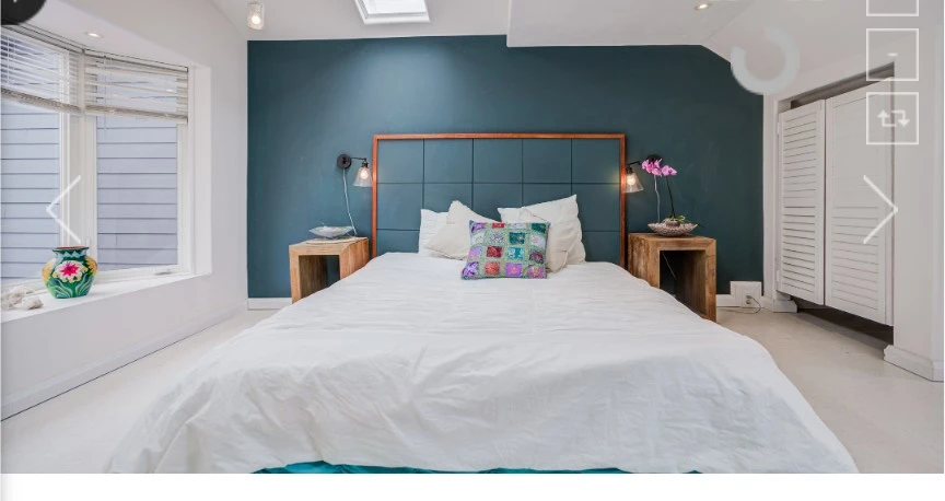 King Size Wooden bed frame.