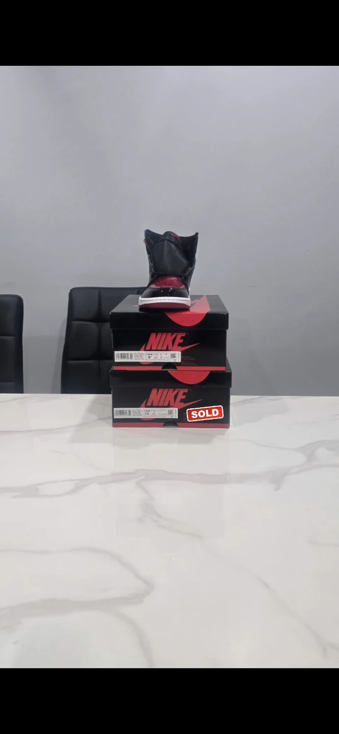 Air Jordan 1 Patent Bred size 9.5 - photo 4