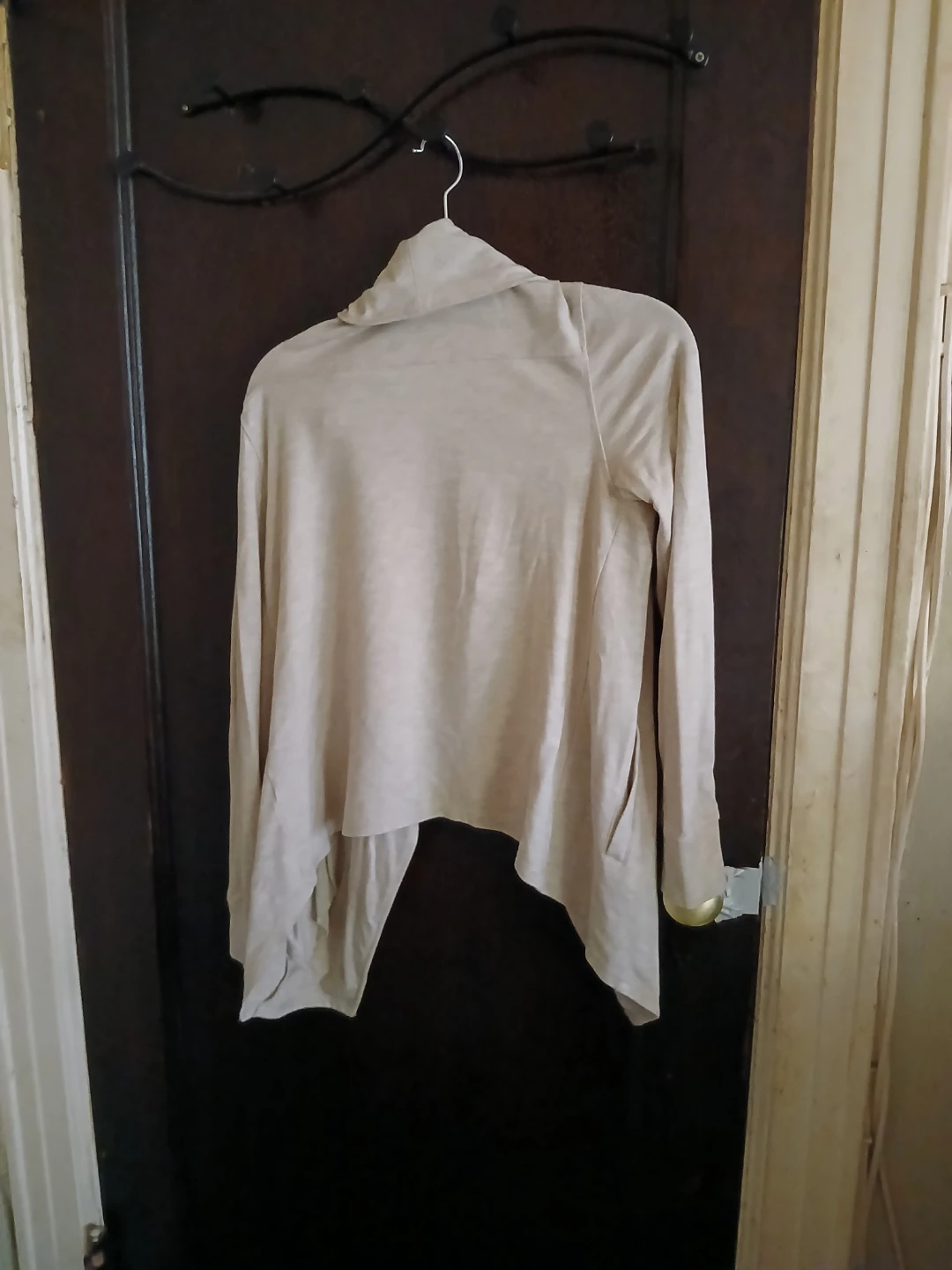 Beige Waterfall Cardigan - photo 2
