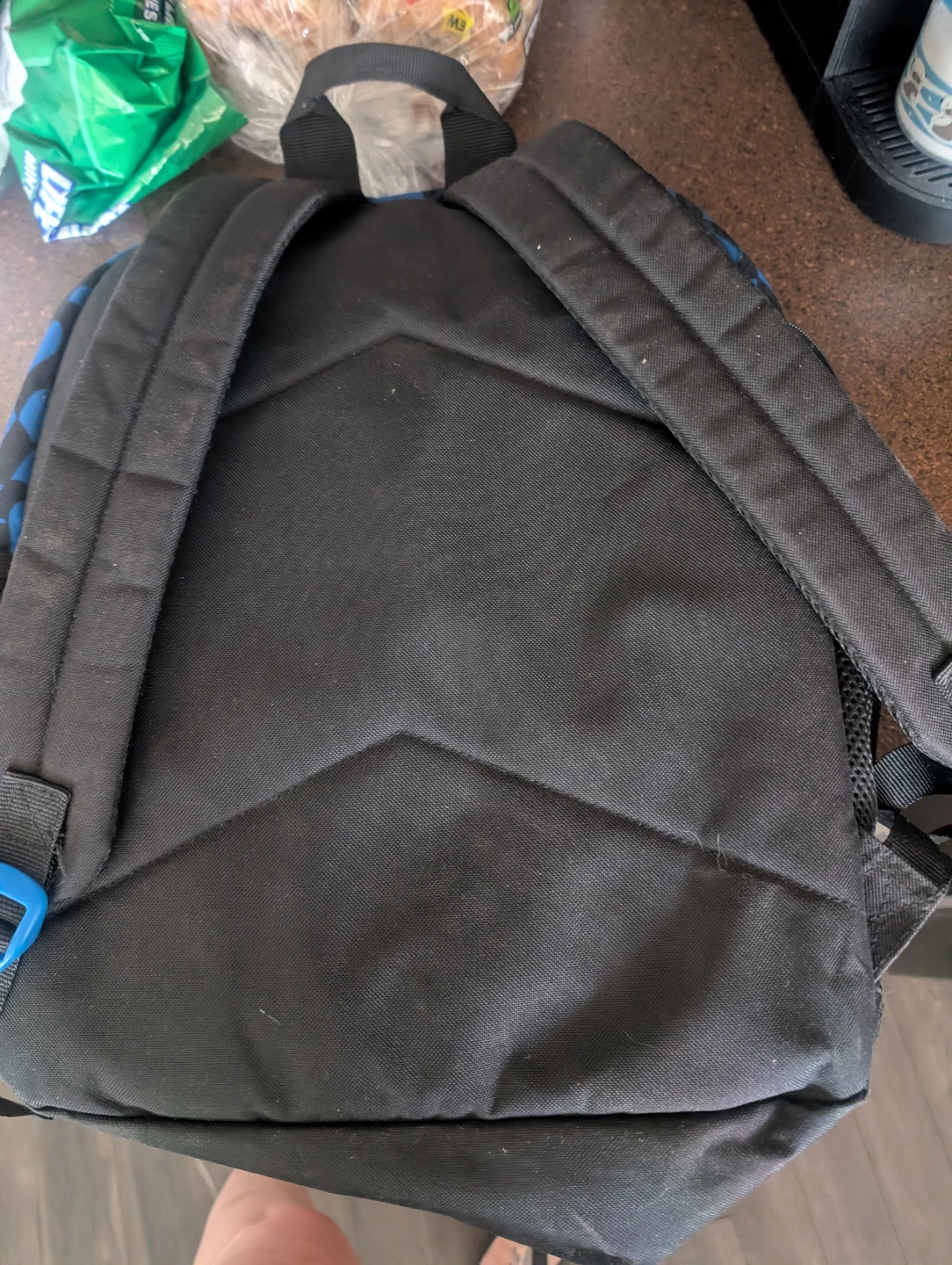 Blue and Black Pattern Backpack - photo 2