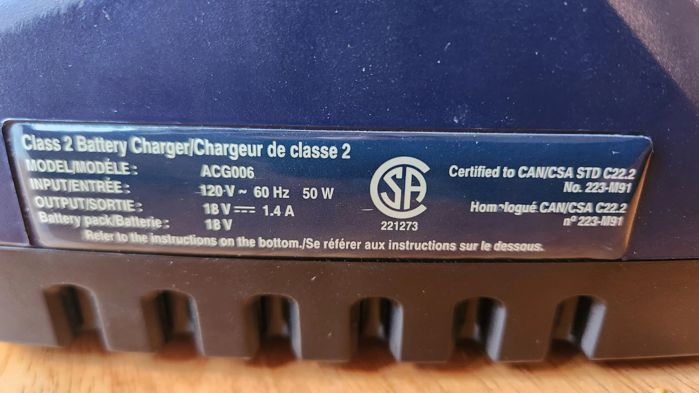 Battery charger Mastercraft Class 2 ACG006 - photo 2