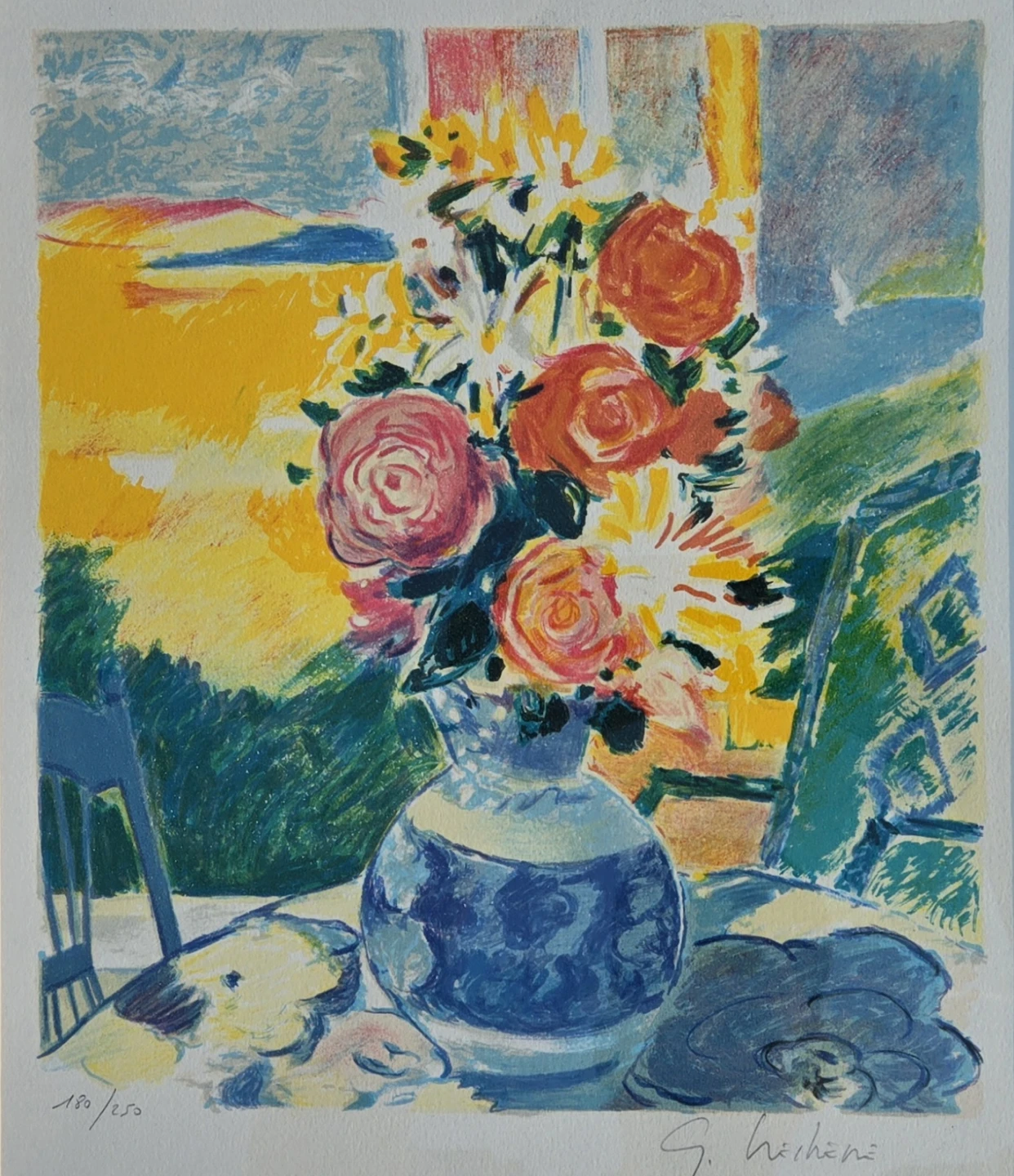 Gerard Vieillevie Signed Lithograph #180/250 - photo 2