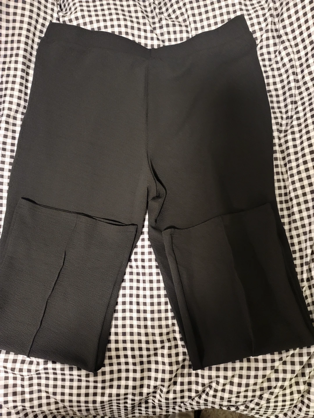 Women's Black Textured Pants-40x30-$5 - photo 3