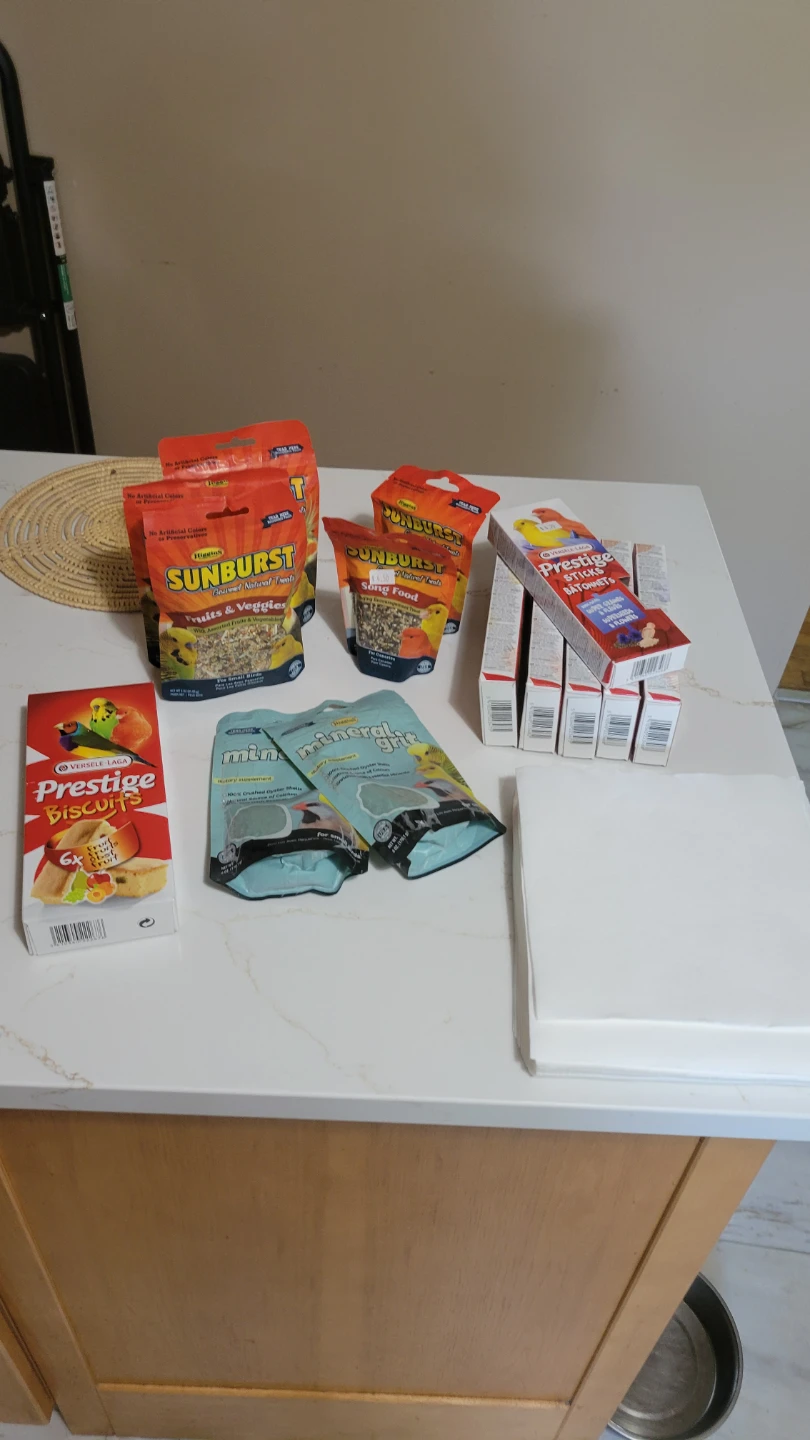 Pet bird treats (canary, finches, budgies)