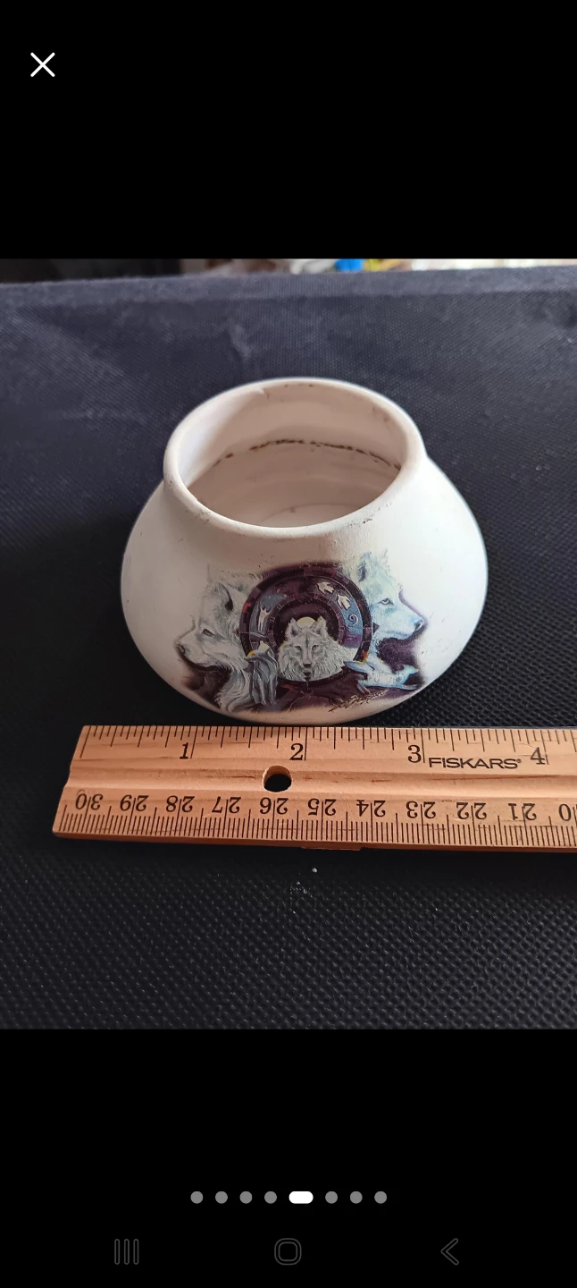 Sandstone Candles Wolf Design candle holder - photo 5
