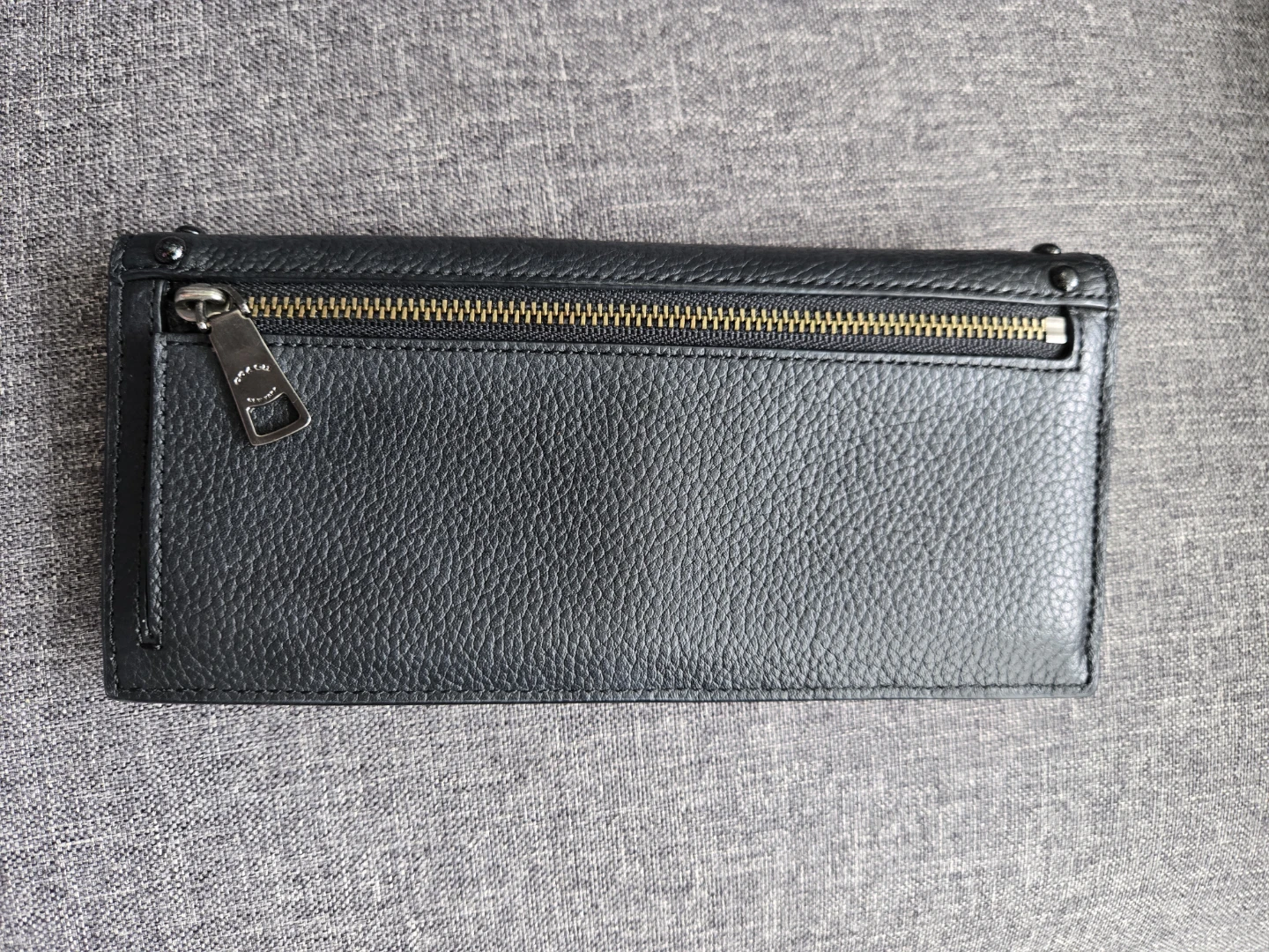 Coach Black Leather Bifold Wallet - photo 3