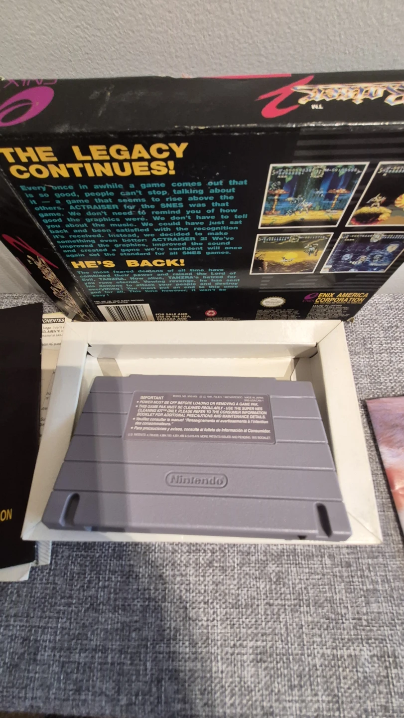 Actraiser 2 Super Nintendo SNES Game - photo 4