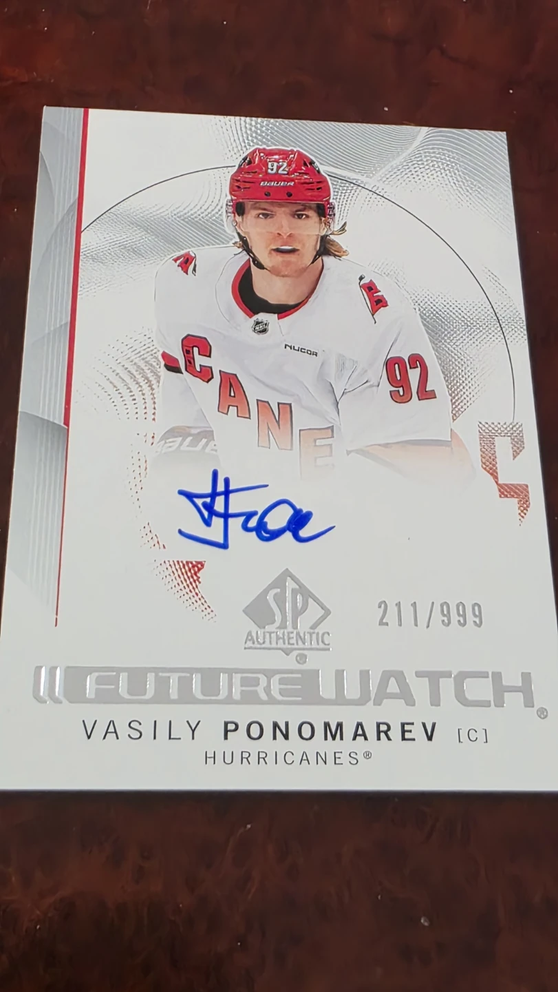 2024-25 Upper Deck - Vasily Ponomarev Autographed 211/999