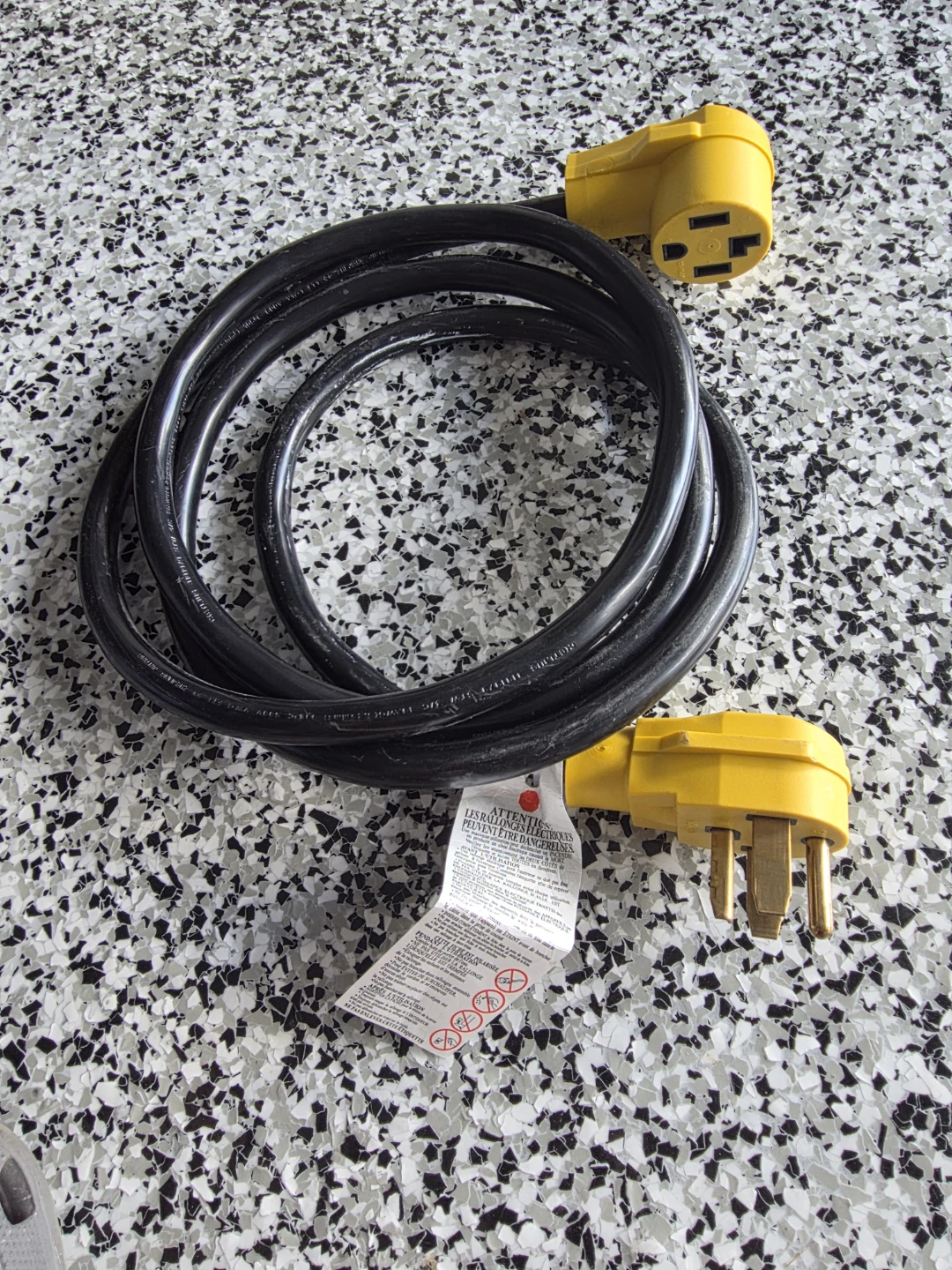 LAKCZIO 10 FT Dryer Extension Cord 14-30P to 14-30R 30 Amp - photo 2