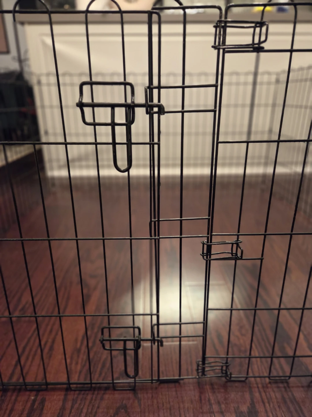 Black Metal Exercise Pet Pen with Door - photo 3