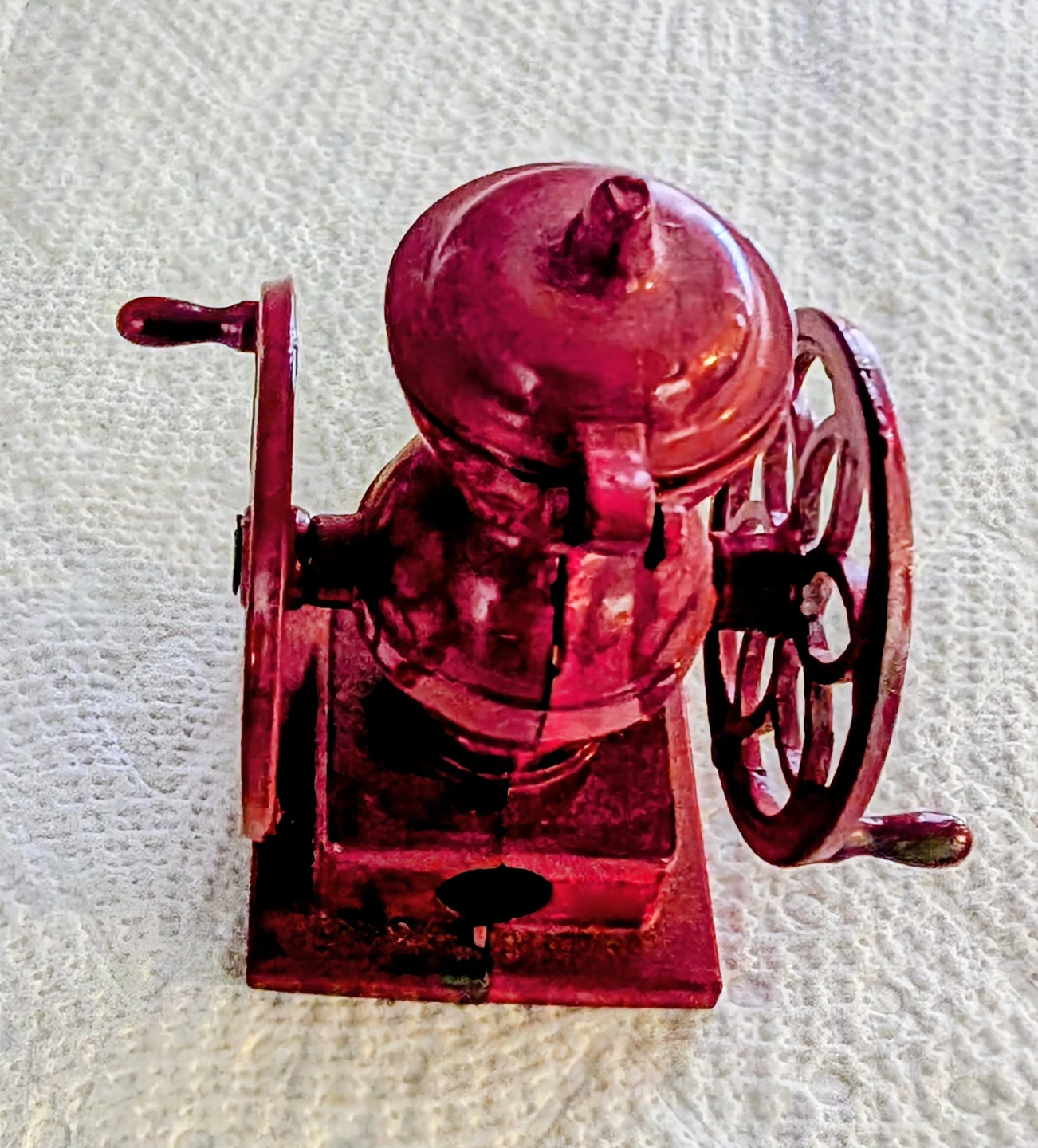 Red Coffee Grinder Pencil Sharpener