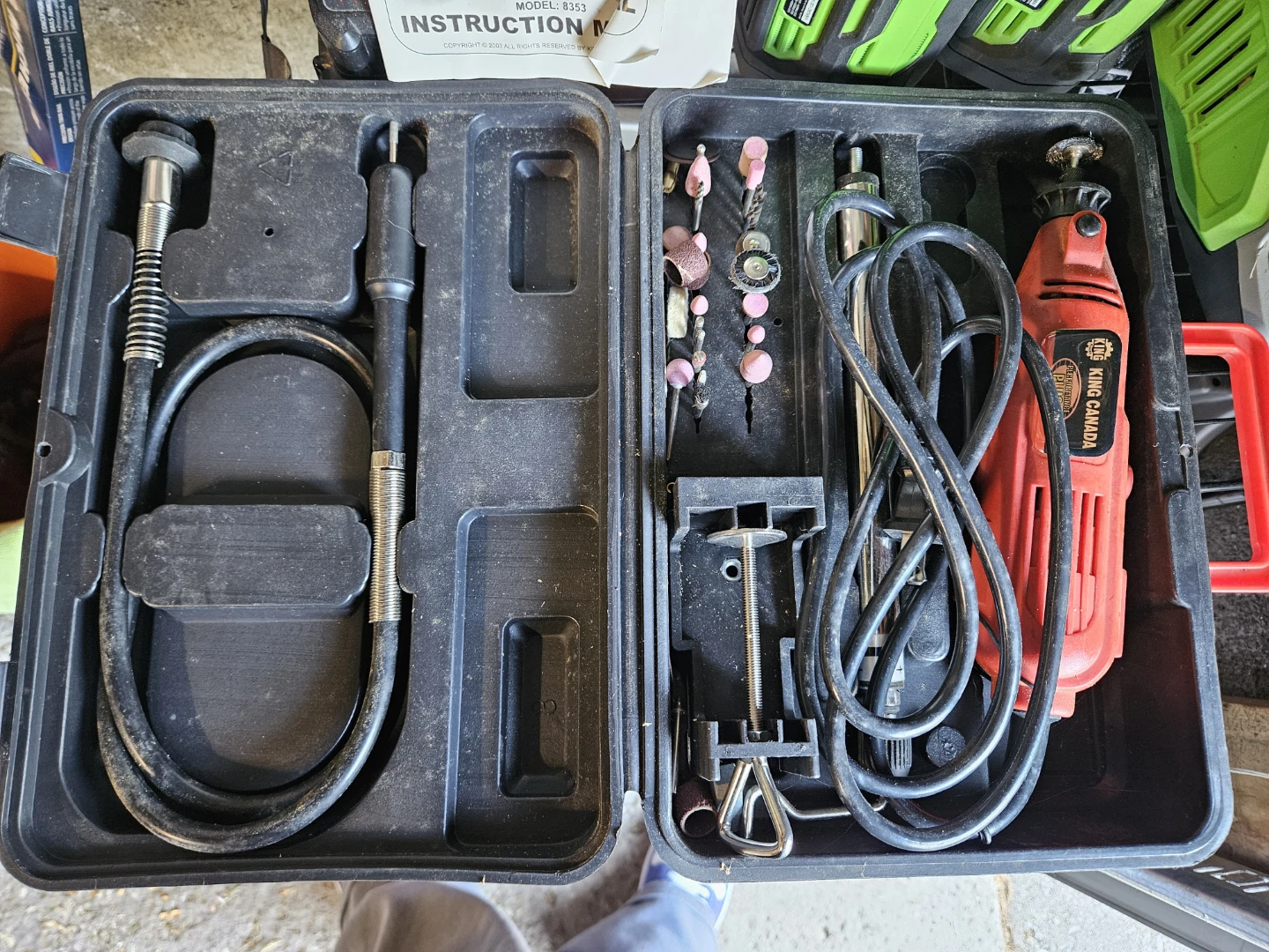King Canada Variable Speed Rotary Tool Kit