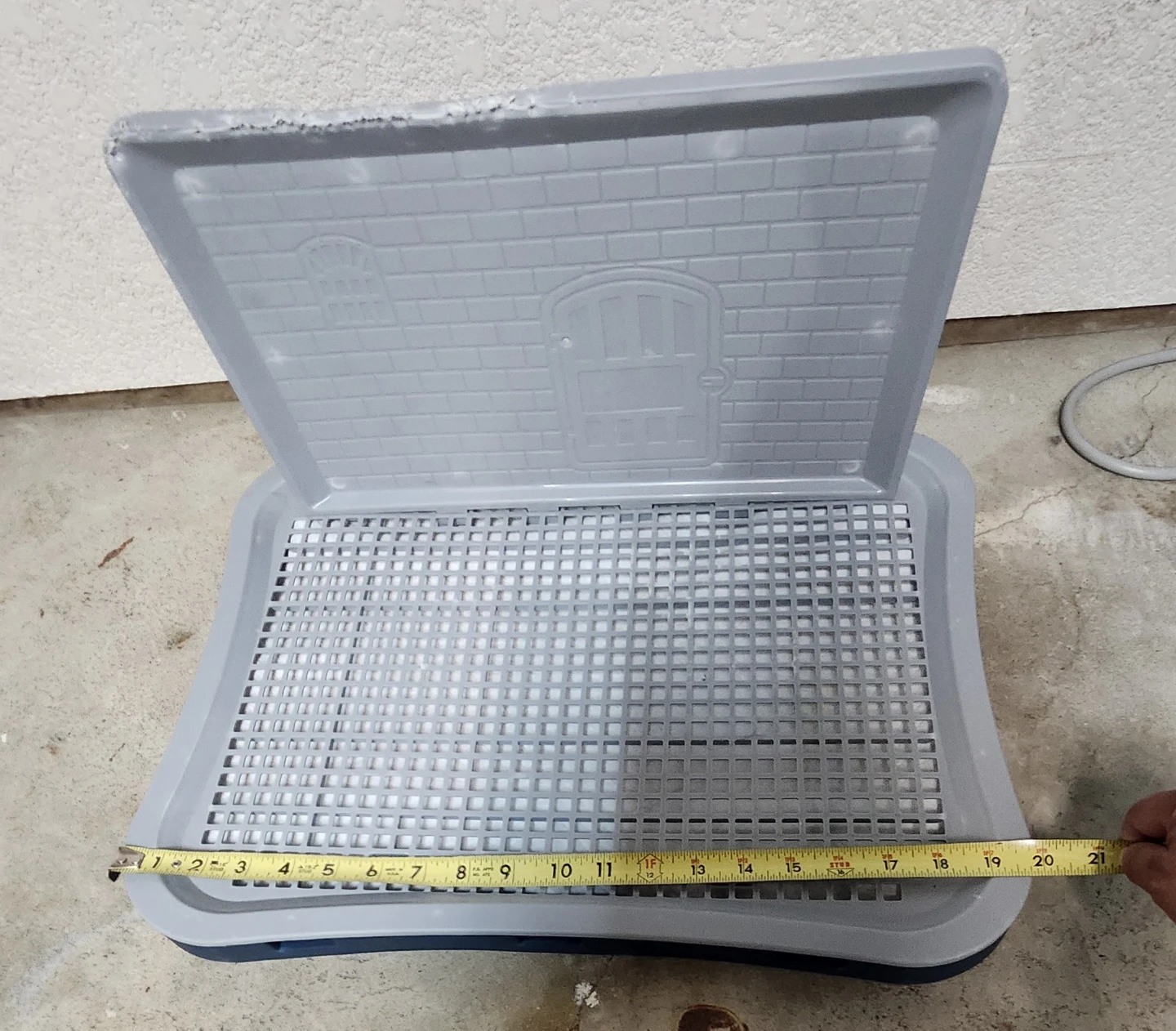 Grey Pet Training Potty Pad Holder - photo 3