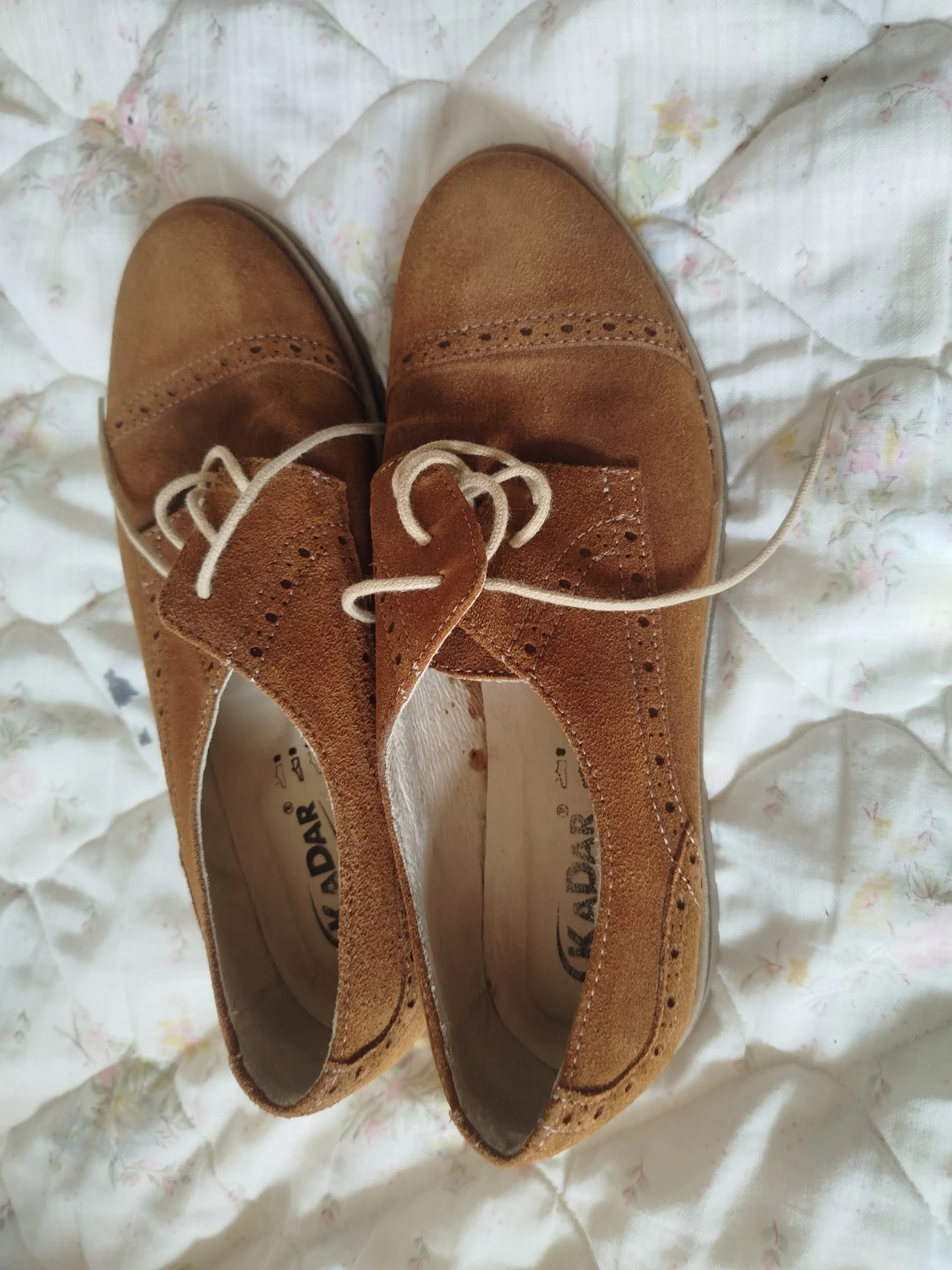 Lace up Summer Women's shoes light brown - photo 2