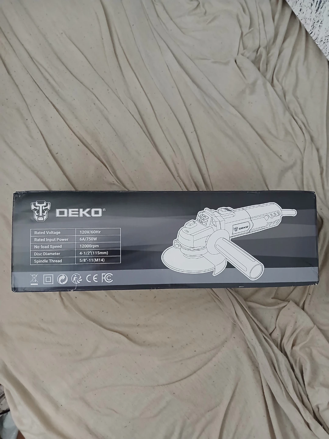 DEKO 6AMP 750W 115MM Angle Grinder - photo 3