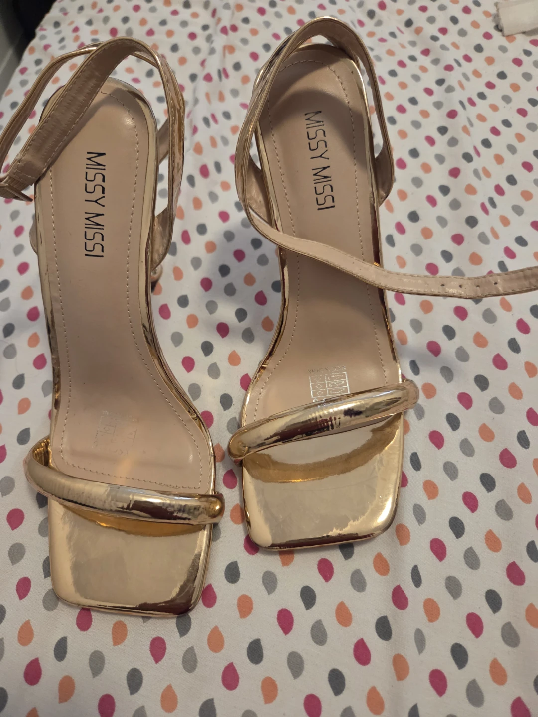 Missy Missi Gold Heeled Sandals - photo 3