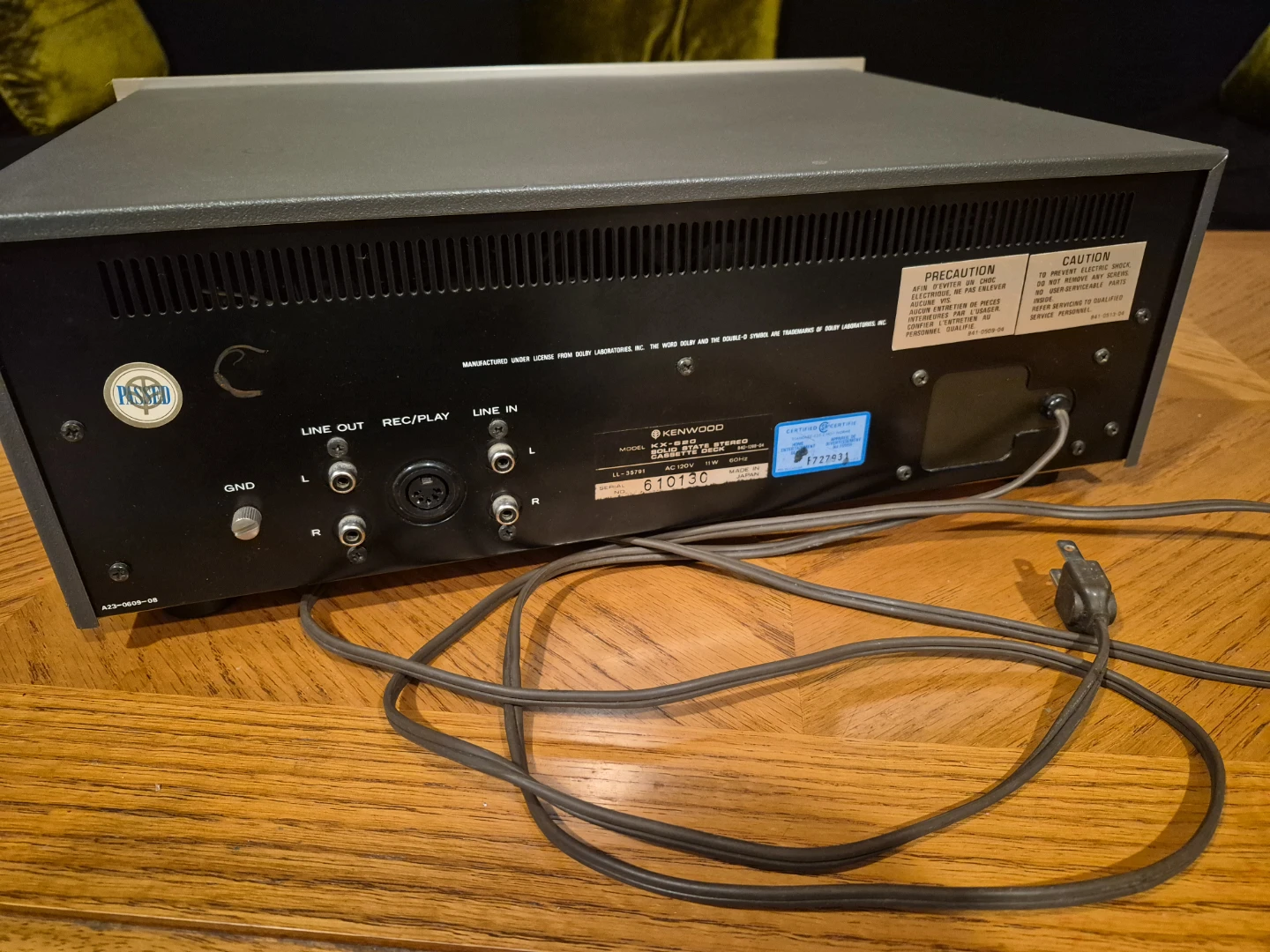 Kenwood Stereo Cassette Deck KX-620 - photo 4