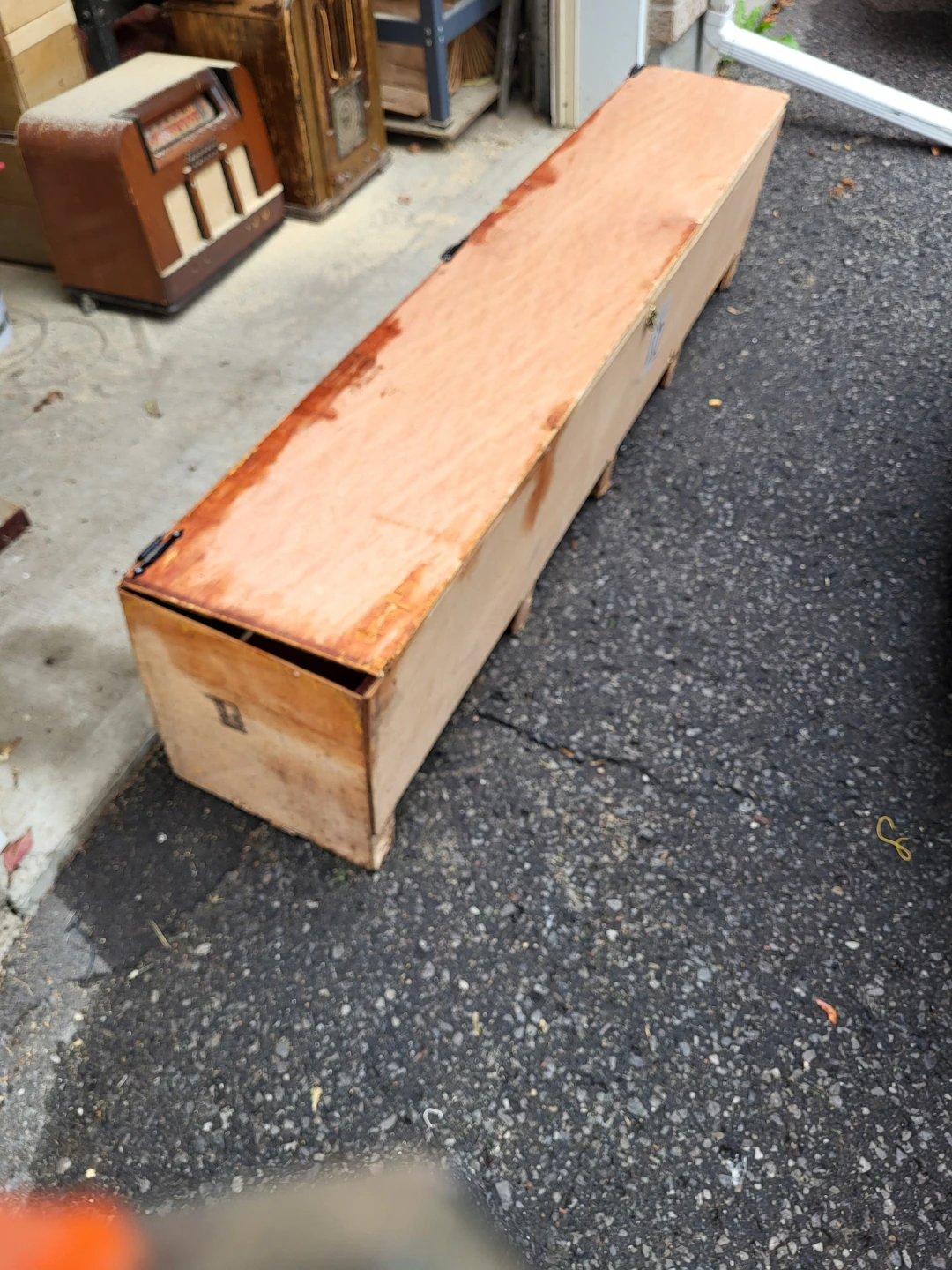 Wooden Crate Storage Container