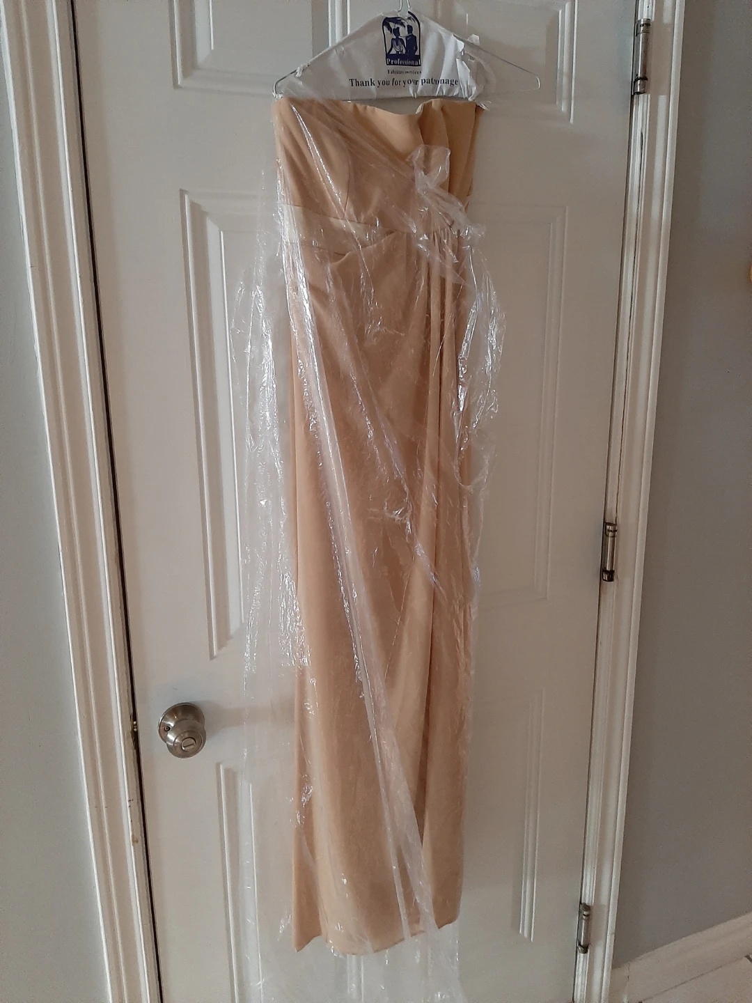 Women's Strapless Formal Dress - Venetian Gold