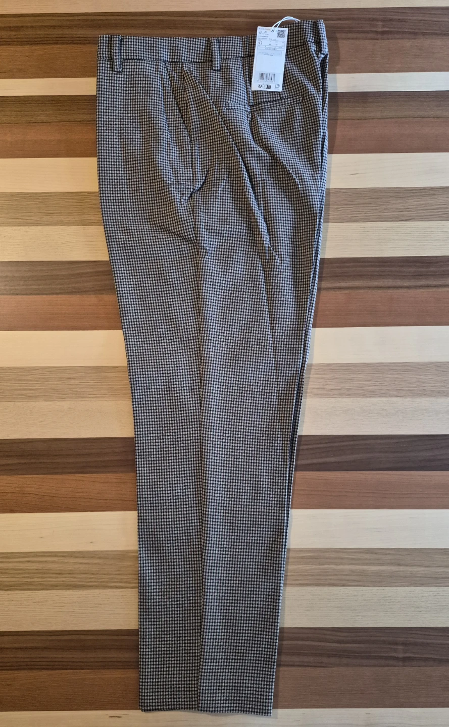 Mango Checked Tailored Trousers – US 10 / EU 42 – New With Tags