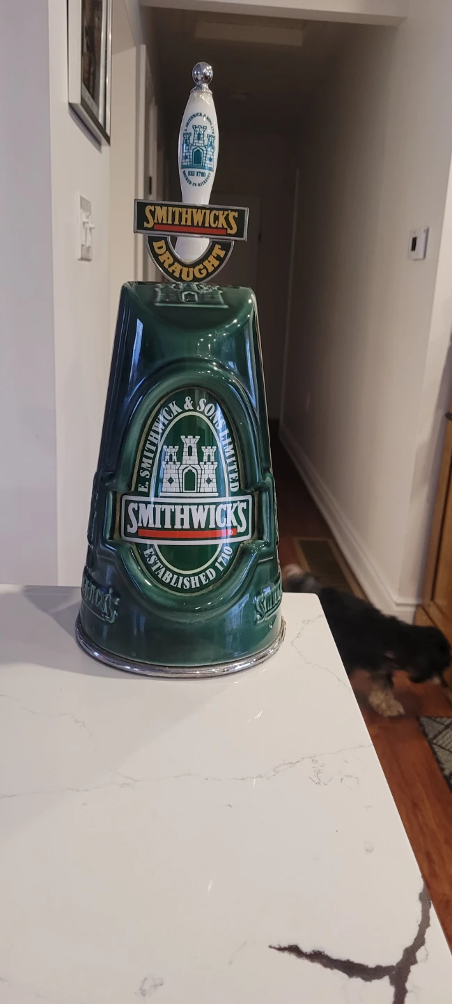Smithwicks Draught Beer Tap Handle & Tower - photo 2