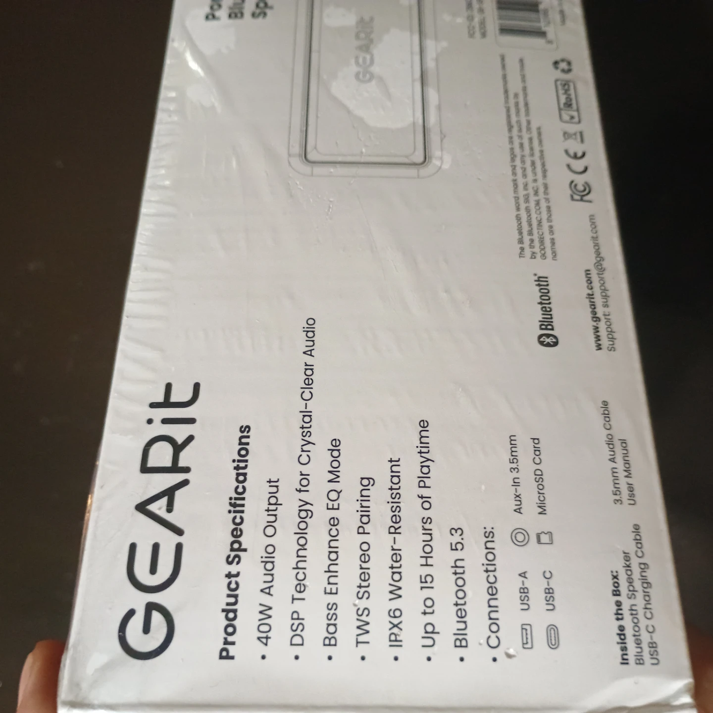 GEARit Portable Bluetooth Speaker - 40W, Water-Resistant - photo 2