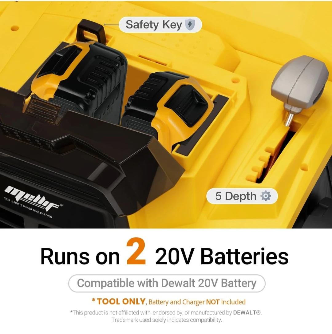 Mellif Yellow Electric Lawn Dethatcher/Scarifier - photo 3
