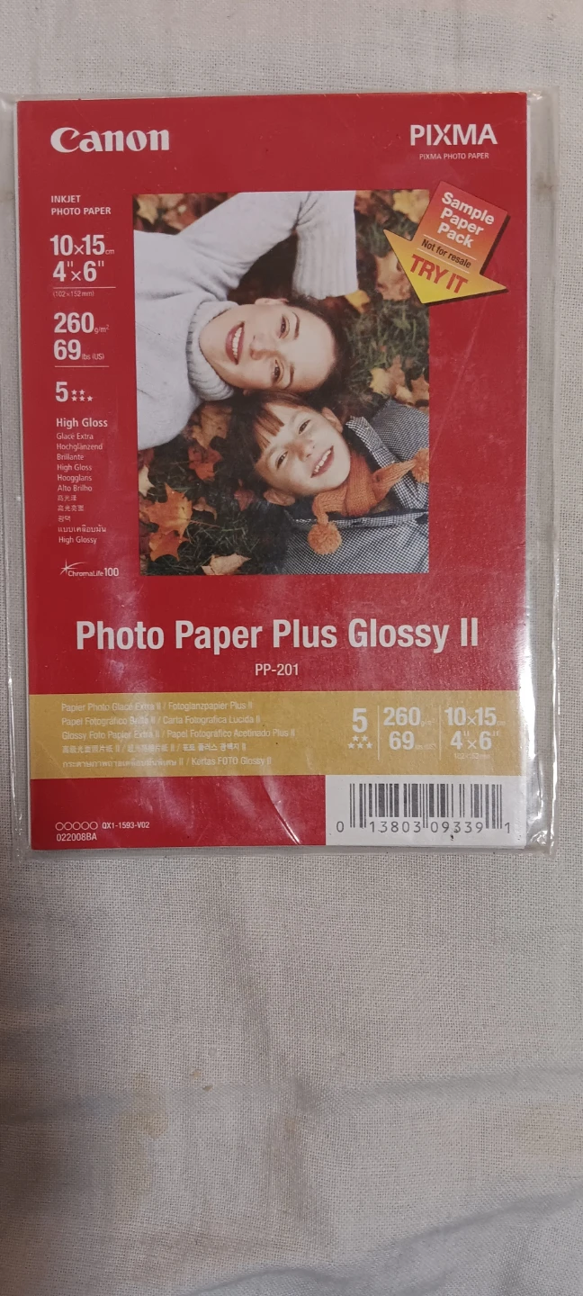 Canon Photo Paper Plus Glossy II PP-201 - photo 2