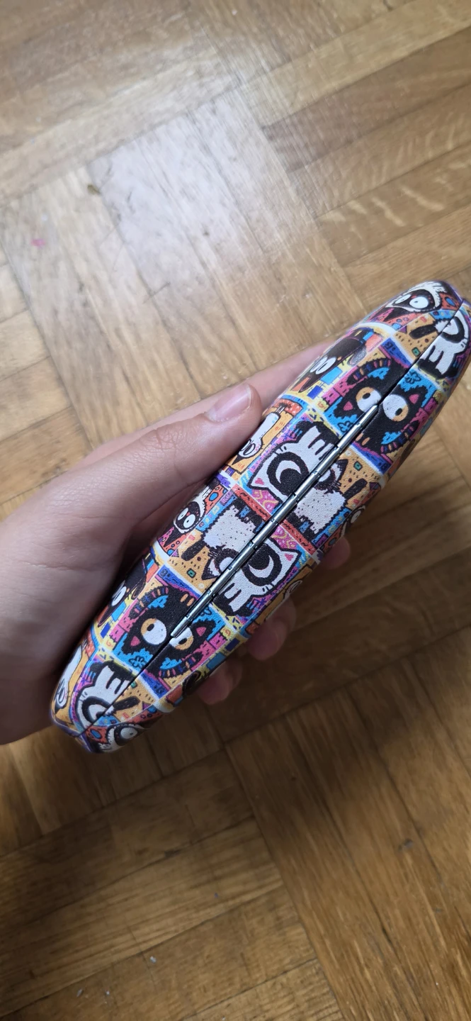 Hard Glasses Case with Cartoon Cat Print - photo 2