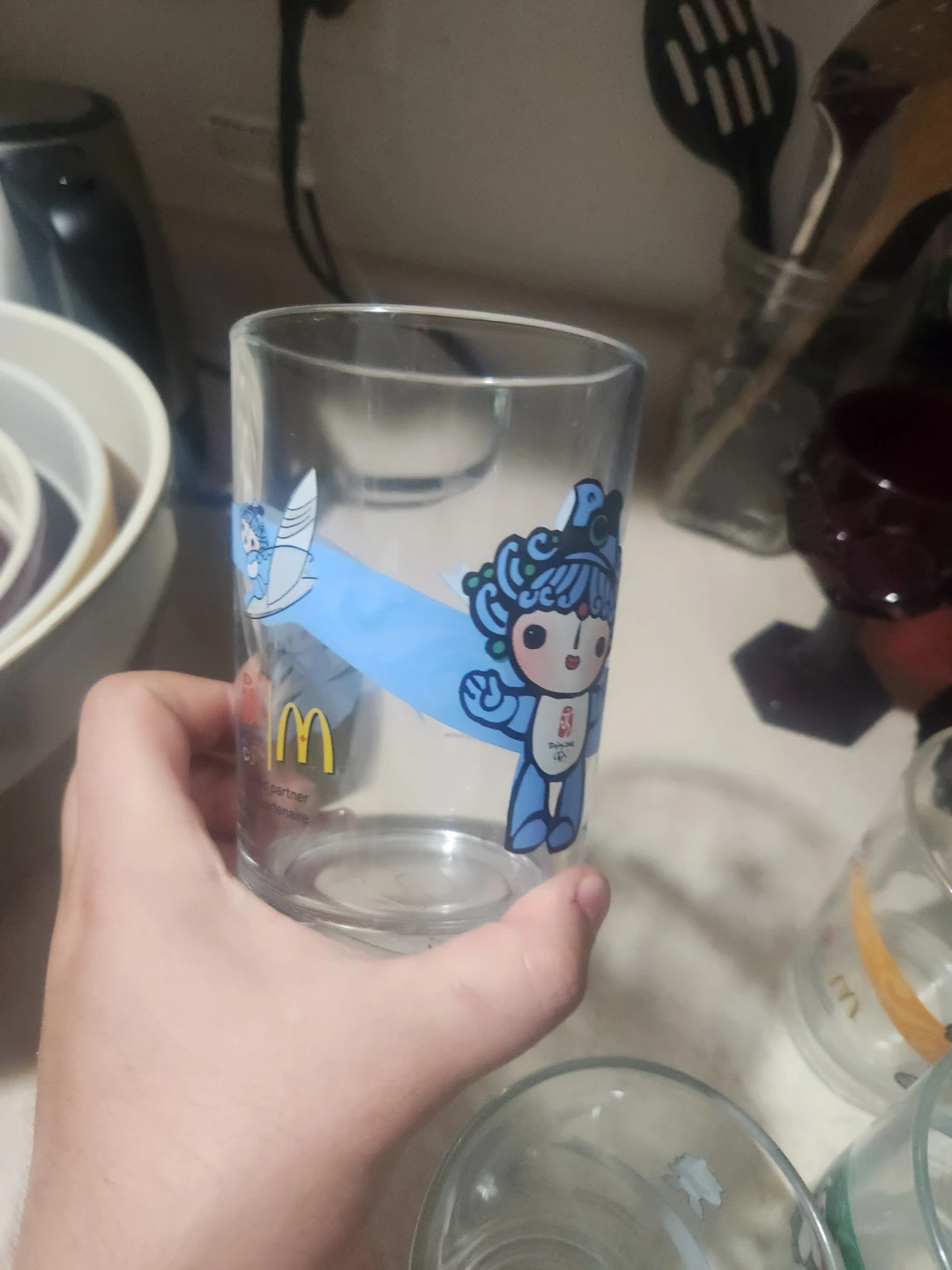 2008 McDonald's Olympics drinking glasses, full set