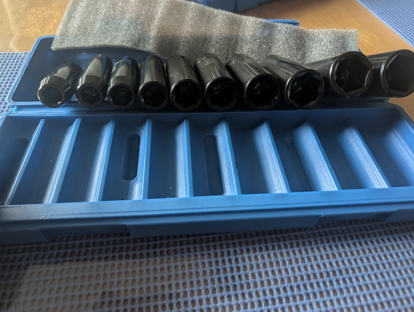 Powerfist 1/2" dr. SAE Deep impact socket set