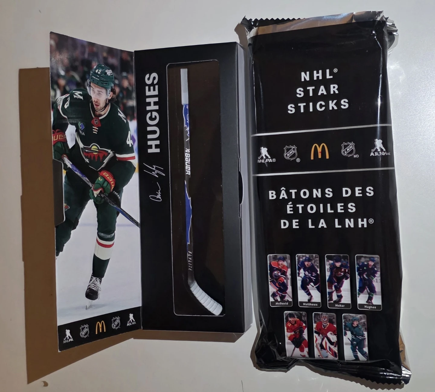 Nhl star sticks - hughes